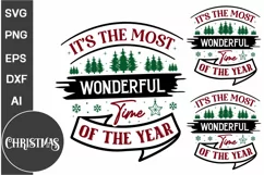 It's The Most Wonderful Time Of The Year SVG Design Product Image 2
