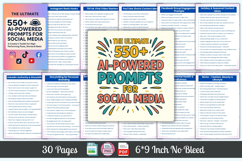 Ultimate 550 AI-Powered Prompts Product Image 1