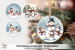The Snowman Family Christmas Sublimation Product Image 1