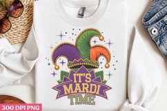 It&#039;s Mardi time PNG, Mardi Gras Sublimation PNG Product Image 2