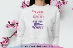 You Attract What You Are Not What You Want SVG Product Image 1
