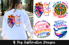 4 Retro Christian Fall Inspirational PNG PNG Sublimation Product Image 1