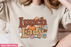 LUNCH LADY PNG, Lunch Lady Sublimation PNG Product Image 2