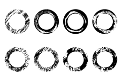 Set of Grunge Circles Product Image 1