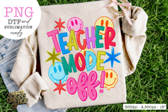 Teacher Mode Off PNG, Preppy Bow Teacher Design Product Image 7
