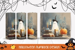 Cute Halloween Ghost Tumbler, Kids Halloween Tumbler Product Image 1