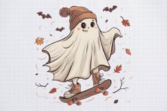 Halloween Fall Ghost Sublimation, Halloween Sublimatiori Product Image 1