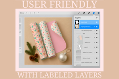 Christmas Wrapping Paper Mockup Bundle Product Image 2