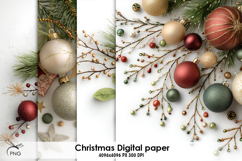 Christmas digital paper, background clipart Product Image 1