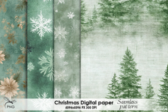 Christmas digital paper, seamless pattern Product Image 1