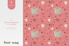 Christmas Patterns Santa Winter Print Digital Paper JPEG Product Image 1