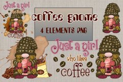 Coffee gnome 8 png sublimation printing bundle Product Image 1