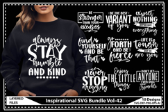 Inspirational SVG Bundle, Self Love Svg, Funny Quotes Svg Product Image 1