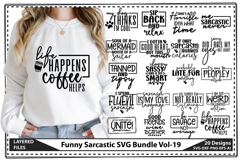 Funny Sarcastic SVG Bundle Product Image 1