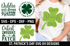 St. Patrick&#039;s Day SVG Design - Cutest clover in the patch Product Image 1