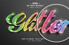 5 pack 3d glitter colors text style effect vol.4 Product Image 2