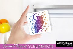 Boho Mystical Magnet Sublimation - Celestial Fridge Magnet Product Image 1