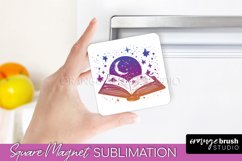 Boho Mystical Magnet Sublimation - Celestial Fridge Magnet Product Image 1