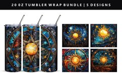20oz Tumbler Wrap | Sublimation PNG Bundle Product Image 4