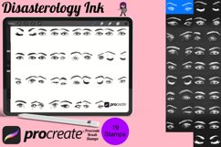 Facial Eyes Set 1 Procreate Brush Stamps, 19 Eyes Product Image 1