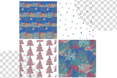 Wax Crayons Starlight Night Seamless Patterns Product Image 2