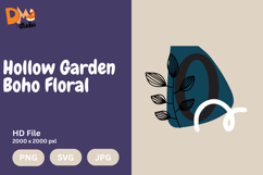 Hollow Garden Boho Floral Monogram Product Image 1