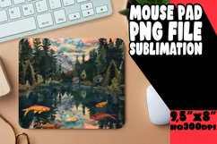 3D Summer Landscape Mouse Pad for Sublimation Product Image 1
