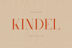 Kindel Luxury Modern Serif Font Product Image 1
