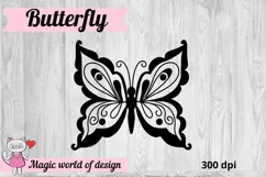Beautiful Butterflies svg Silhouette Cameo Cricut Cut files Product Image 2