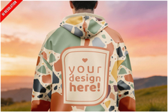 Person Wearing Oversized Hoodie Product Image 1
