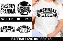 Baseball SVG Design - Baseball Grandma Product Image 1