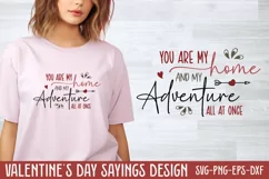 You are my home and my adventure all at once SVG Product Image 1