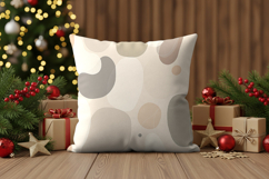Holiday themed cushion mockup Product Image 2