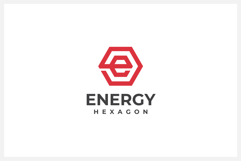 Hexagon Letter E Logo Design Vector Template Product Image 1
