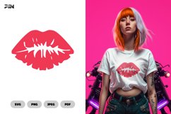 Lips SVG &amp; Clipart - Beauty Clipart Product Image 1