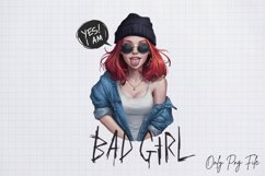 Funny Beautiful Girl Quotes Sublimation Design PNG Product Image 2