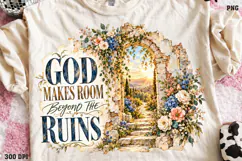 Grace Still Blooms Shirt PNG, Christian Floral Grace Shirt D Product Image 1