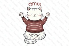 Omm Funny Cat Quotes Sublimation PNG Product Image 1