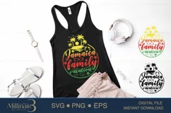 Jamaica Family Vacation Spring Break SVG PNG|Summer Reunion Product Image 1