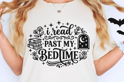 I Read Past My Bedtime Svg, Book Lover Svg, Book Club Svg. Product Image 2