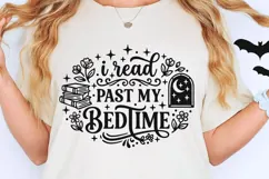 I Read Past My Bedtime Svg, Book Lover Svg, Book Club Svg. Product Image 2