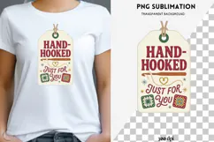 Christmas crochet png design for T-shirts Product Image 1