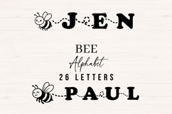 Bee Alphabet Bundle - SVG, PNG, DXF Product Image 1