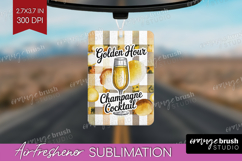 Champagne Cocktail Air Freshener PNG Summer Drink PNG Product Image 1