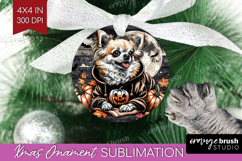Chihuahua Dog Ornament PNG Halloween PNG Sublimation Product Image 1