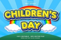 Children&#039;s Day - Editable Text Effect Product Image 2