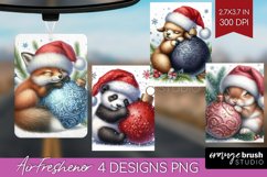 Christmas Animals Air Freshener PNG - Cute Christmas PNG Product Image 1