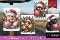 Christmas Animals Air Freshener PNG - Cute Christmas PNG Product Image 1