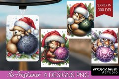 Christmas Animals Air Freshener PNG - Cute Christmas PNG Product Image 1