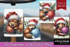Christmas Animals Air Freshener PNG - Cute Christmas PNG Product Image 1